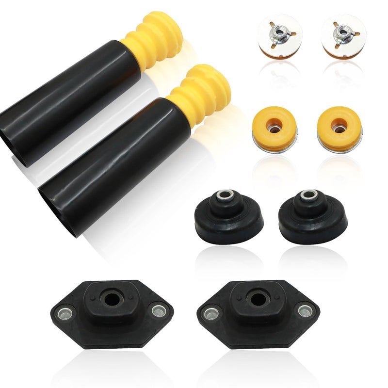 Priprilod Rear Upper Lower Shock Mounts Grommets and Bump Stops Kit Compatible with BMW E81 E82 E87 E88 E90 E92 E93 33526768544 33536767334