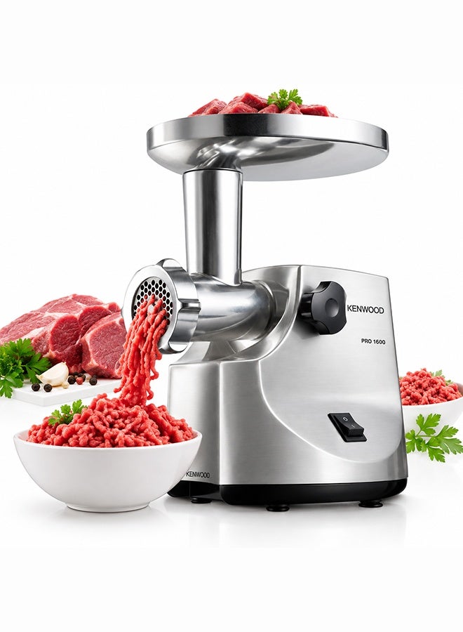 كينوود مفرمة اللحم 2 kg 1600 W MG510 أسود/ فضي - Image 1