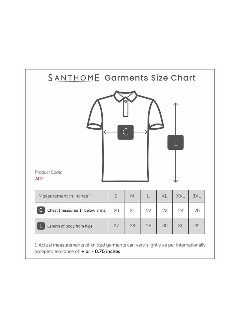 سانثوم قميص بولو رياضي من Santhome للرجال I DryFit قماش مقاوم للرطوبة مع حماية من الأشعة فوق البنفسجية أنا مثالي للجيم واليوغا والمشي لمسافات طويلة والجري - XXLarge - Image 4