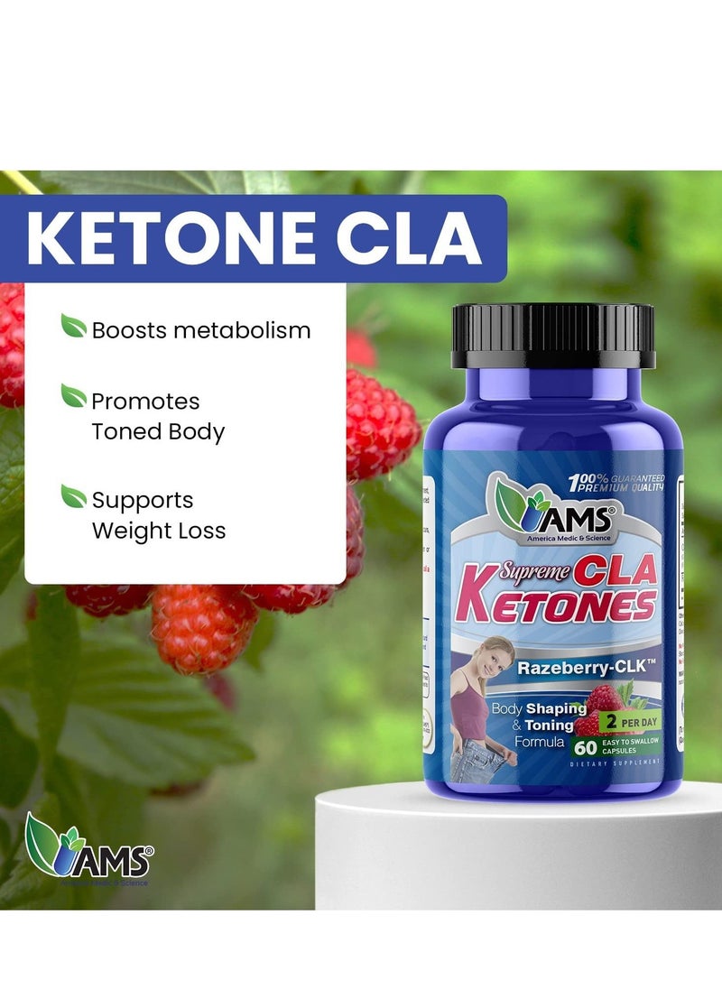 AMS - Raspberry Ketone With Cla Body Shaping 60 pc - Image 1