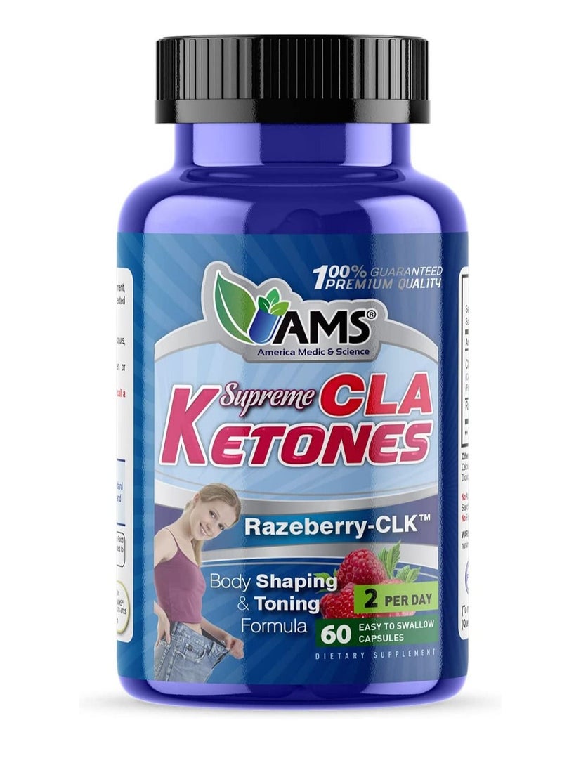 AMS - Raspberry Ketone With Cla Body Shaping 60 pc - Image 1