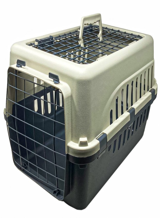 Smart Pups Heavy Duty Airline Travel Flight Carrier IATA Approved Suitable for Puppies, Kittens and Cats 20 Inch (Dimension-Length 19 /Width 13 /Height 13) - Image 1