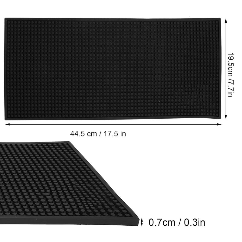 klarako Barber Tool Mat, Silicone Anti-Slip Hairdresser Work Station Pad Hair Salon Supplies for Styling Hair Dryers - Image 4