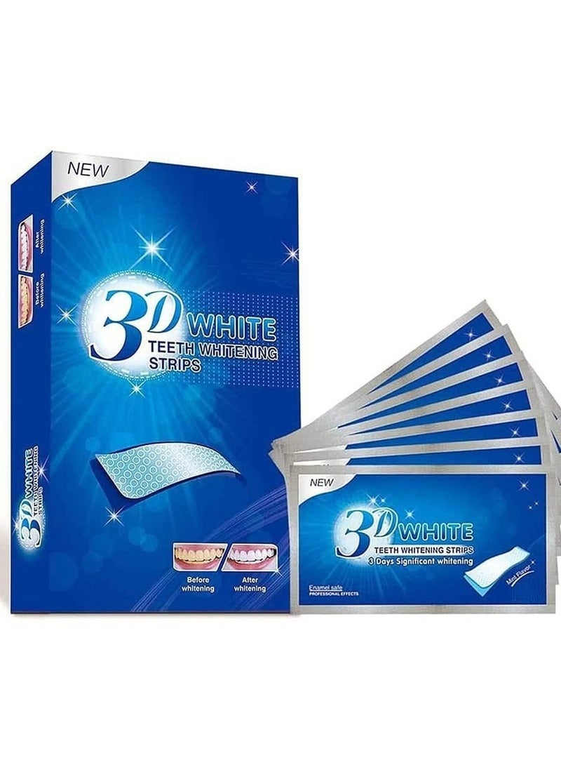 Kormesic 14 Piece 3D Teeth Cleaning And Whitening Strips Clear - Image 1