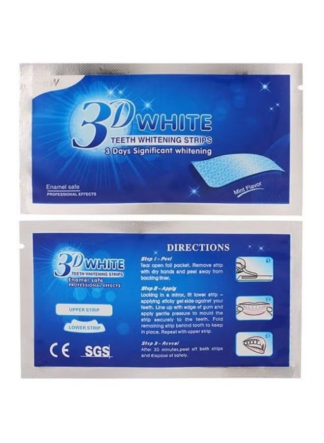 Kormesic 14 Piece 3D Teeth Cleaning And Whitening Strips Clear - Image 2