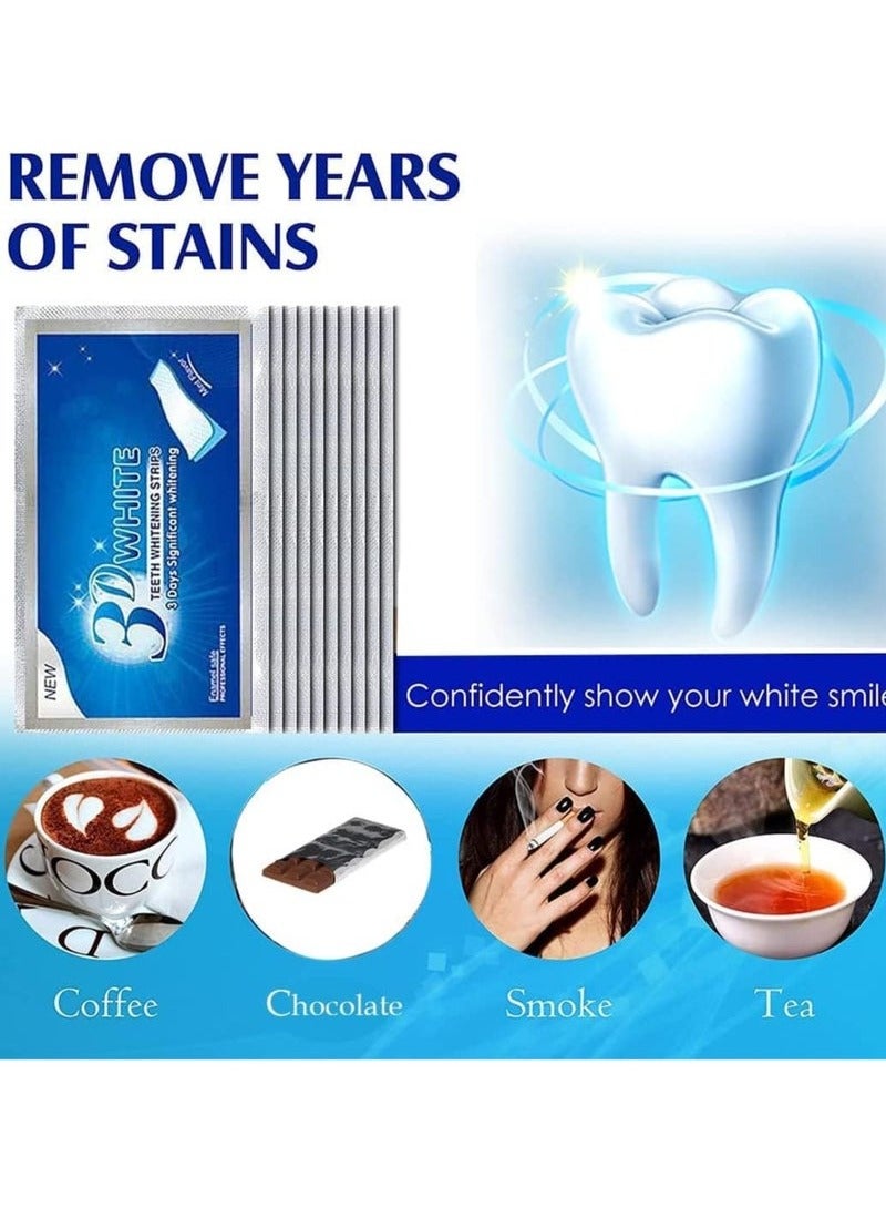 Kormesic 14 Piece 3D Teeth Cleaning And Whitening Strips Clear - Image 3