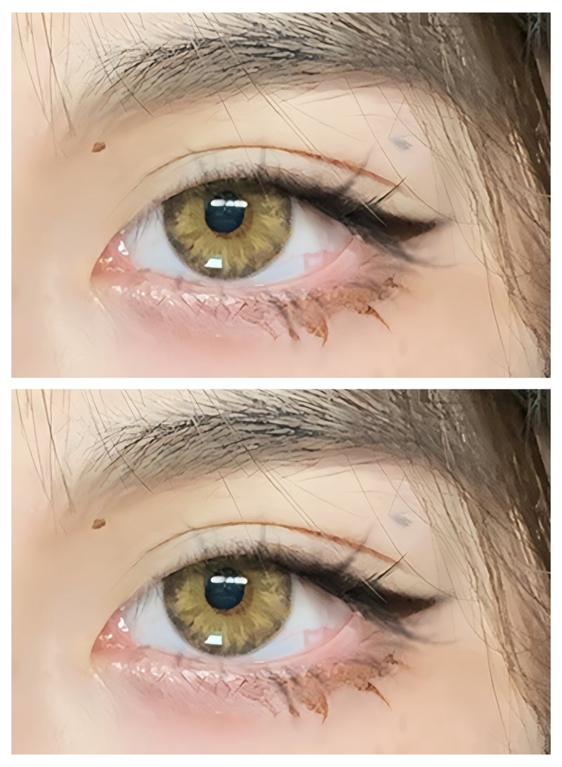 ARUWA Amber Brown Tune annual colored unisex cosmetic contact lenses, no magnification - Image 3