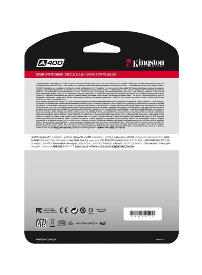 Kingston A400 480GB Internal Solid State Drive SA400S37/480G - Image 5