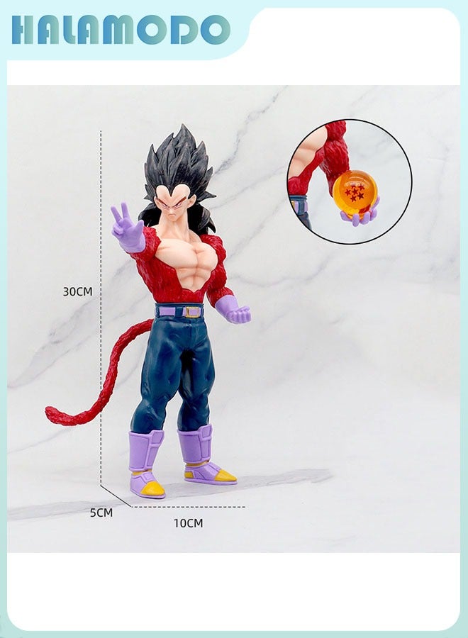 HALAMODO Dragon Ball GT Super Saiyan Vegito Anime Figure for Stunning Desktop Display and Great Gift 30 cm - Image 2