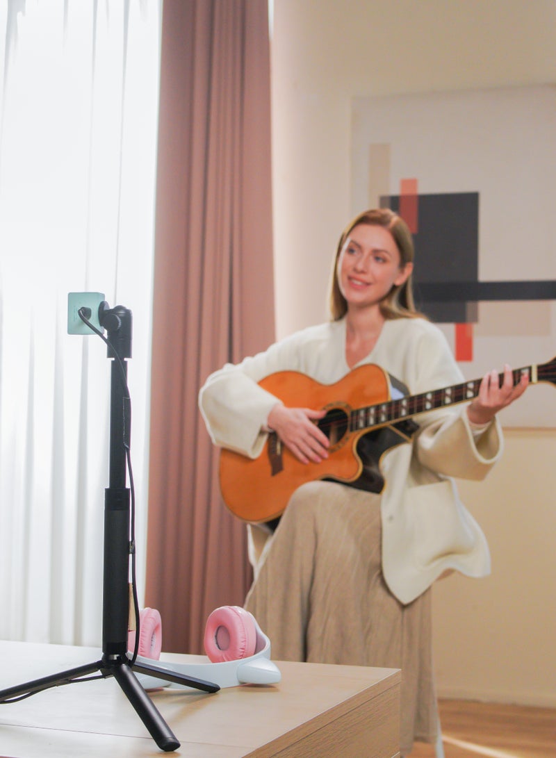 أوبسبوت كاميرا ويب OBSBOT Meet SE 1080P 100FPS للكمبيوتر الشخصي، كاميرا تدفق بإطار AI مع مستشعر 1/2.8 بوصة، وضع التجميل، التحكم بالإيماءات، HDR متداخل، كاميرا ويب للكمبيوتر المكتبي والكمبيوتر المحمول والاجتماع. (أخضر أورورا) - Image 5