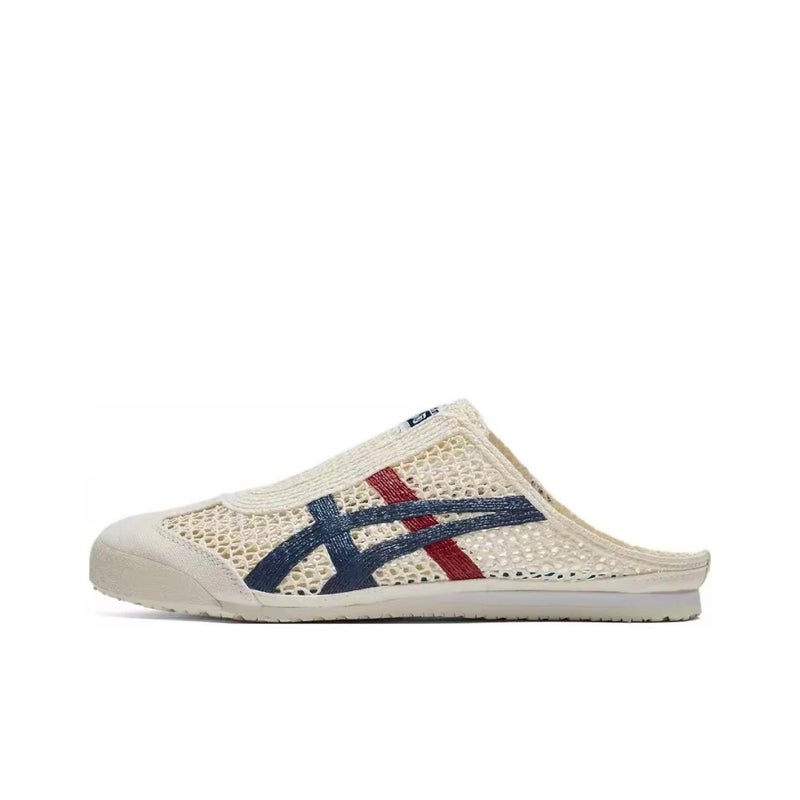 Onitsuka Tiger MEXICO 66 SABOT Brown Green Comfortable Lightweight Casual Slip-On Unisex Sandal Durable Everyday