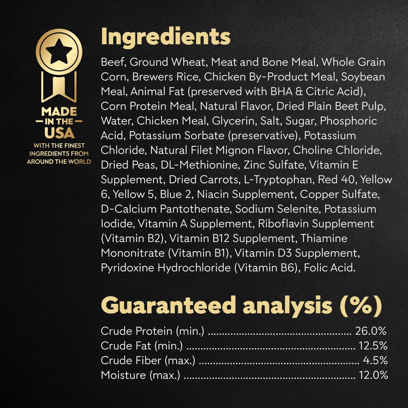 Cesar Small Breed Dry Dog Food Filet Mignon Flavor and Spring Vegetables Garnish, 12 lb. Bag - Image 3