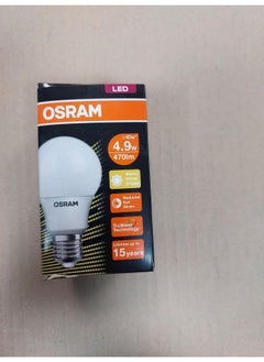 Osram Osram LED Value Classic A Screw Base E27, Frosted 4.9W, Warm White/2700K  - Image 3