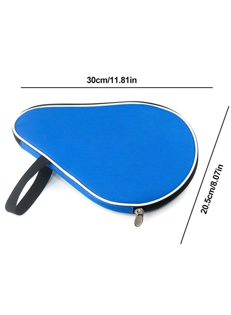 Generic Table Tennis Bat Bag,Waterproof Ping Pong Paddle Bat Pouch,Table Tennis Racket Cover for One Racket Extra Ball Compartment for 3 Balls - Image 2