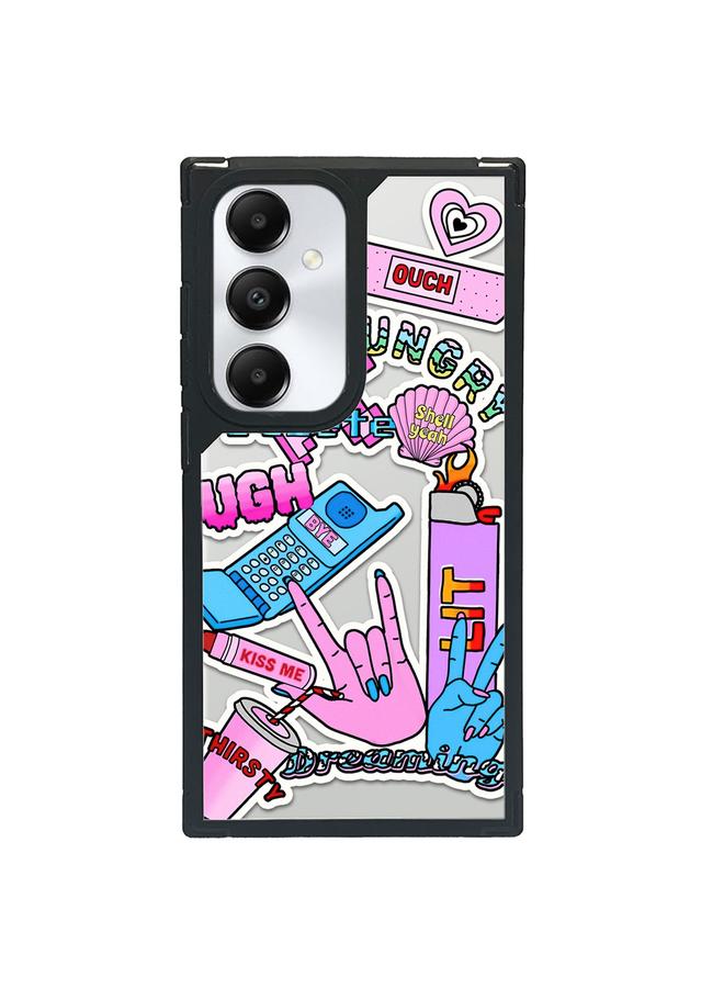 For Samsung Galaxy A35 5G Creative Art Pattern Full Coverage Phone Case(Enjoy Life C)