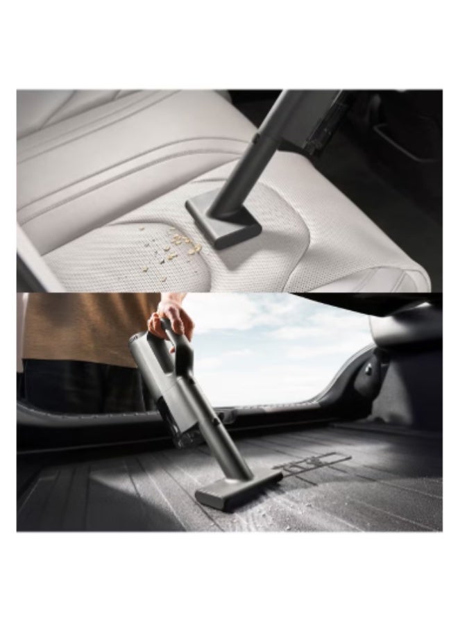 ميثيا مكنسة كهربائية للسيارة من ميجيا، قوة شفط عالية ٢١ كيلو باسكال، وعاء غبار كبير سعة ١٥٠ مل، نظام ترشيح بخمس مراحل، جامع غبار إعصاري، إخراج الغبار بلمسة واحدة، بطارية ٢٤٠٠ مللي أمبير - أسود - Image 3