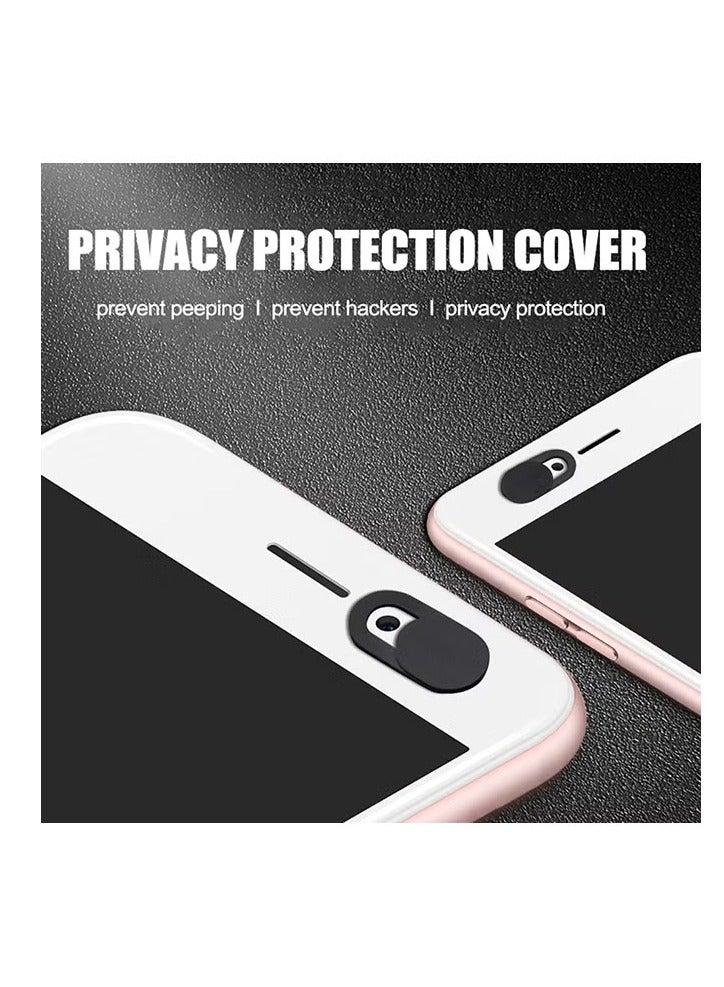 3 Pcs Network Camera Covering Shutters Slider, Common Antispy Camera Cover Privacy Cover, Used For Network Laptop Pc Tablet Computer Lens Phone Lens Privacy Stickers (Black) - Image 5