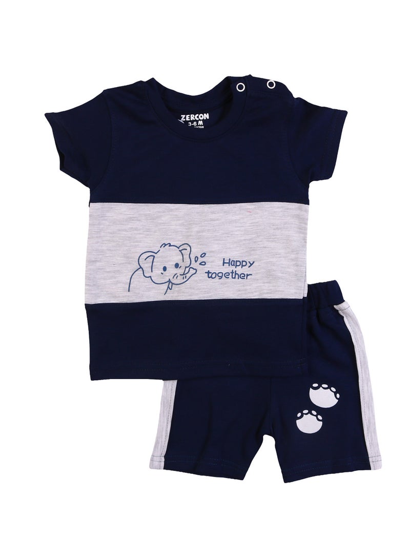 Zercon Summer Pajama Set for Newborn Babies  6310 - Image 1