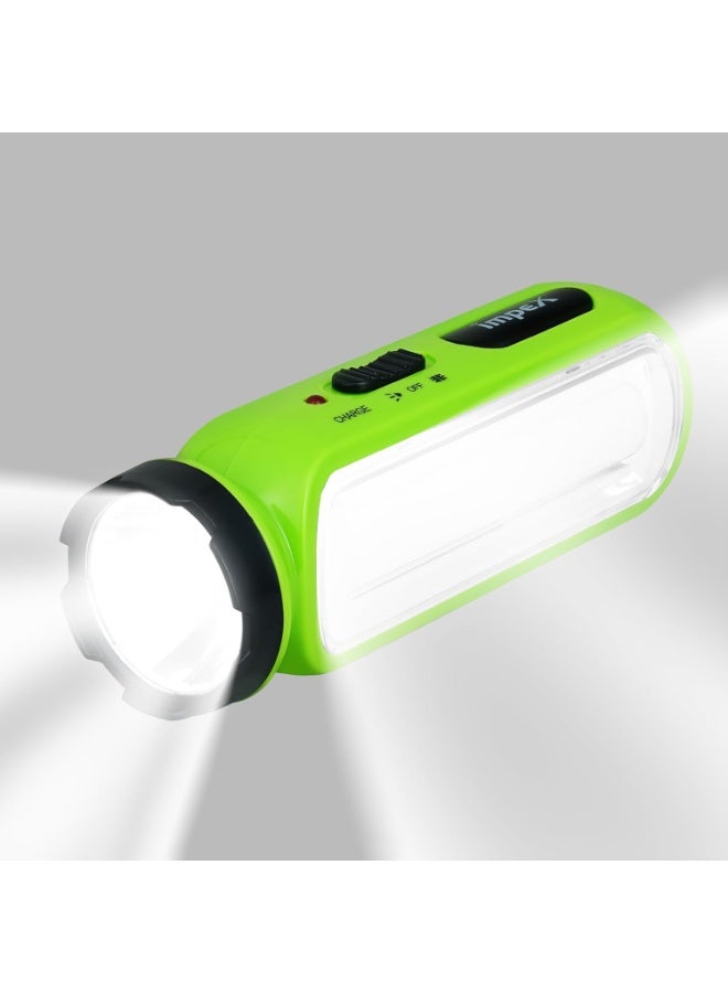 Impex 2 in 1 Rechargeable LED Flashlight with Emergency Lamp | 900 mAh Battery | Multi Purpose Tourch Light | Lamp and Torch Light | 6 Months Warranty | Lumin A1 - Image 1