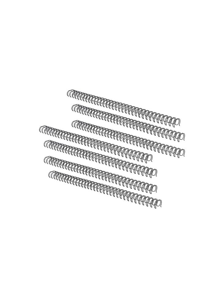 Kalon 100PCS A4 Binding Wire 1/2in Diameter 34 Double Loop  Binding Ring, 7.9 mm Double Loop Wire 3:1 Pitch 100pcs/box for School Office and Home  - Image 3