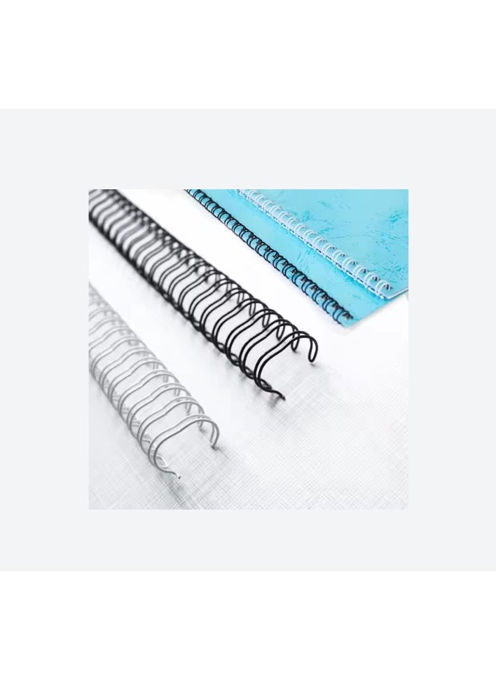 Kalon 100PCS A4 Binding Wire 1/2in Diameter 34 Double Loop  Binding Ring, 7.9 mm Double Loop Wire 3:1 Pitch 100pcs/box for School Office and Home  - Image 4