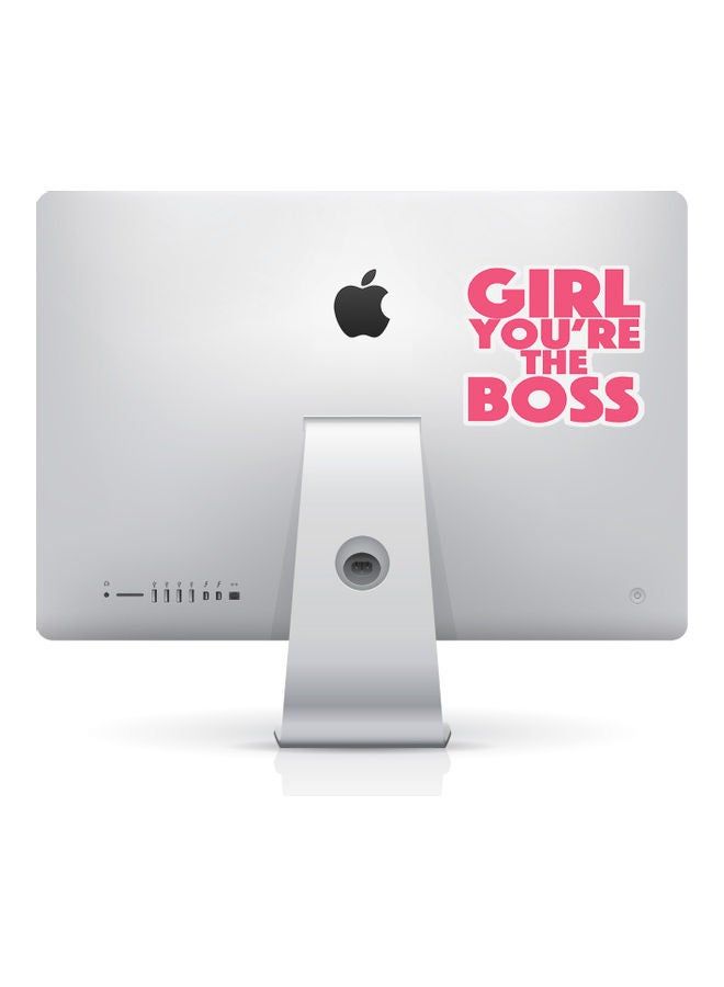 RKN Girl Youre The Boss Quote Vinyl Sticker - Image 1