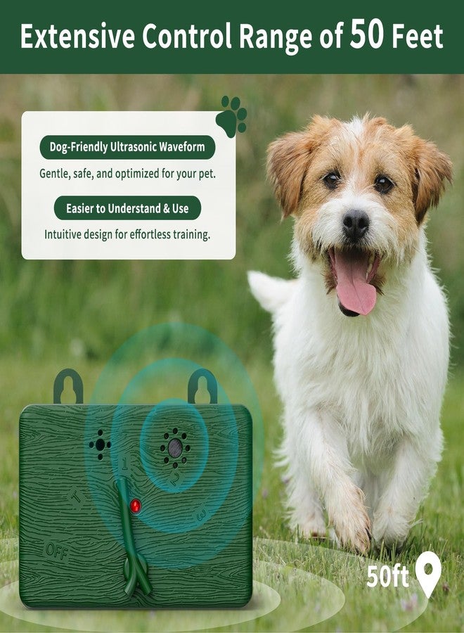 ERDFCV Anti Barking Devices for Dogs - 50FT Automatic Stop Dog Barking Control Devices - 4 Modes Ultrasonic Anti Barking Box - Sonic Stop Bark Devices - Home/Garden/Indoor/Outdoor/Neighbor's Dogs Silencer - Image 3