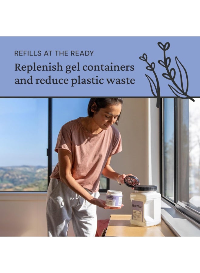 فريش ويف عبوة إعادة تعبئة جل إزالة الروائح برائحة اللافندر النباتية 1.78 كجم - Image 5