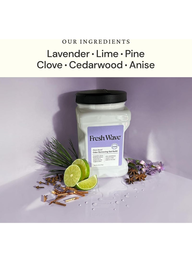 فريش ويف عبوة إعادة تعبئة جل إزالة الروائح برائحة اللافندر النباتية 1.78 كجم - Image 2