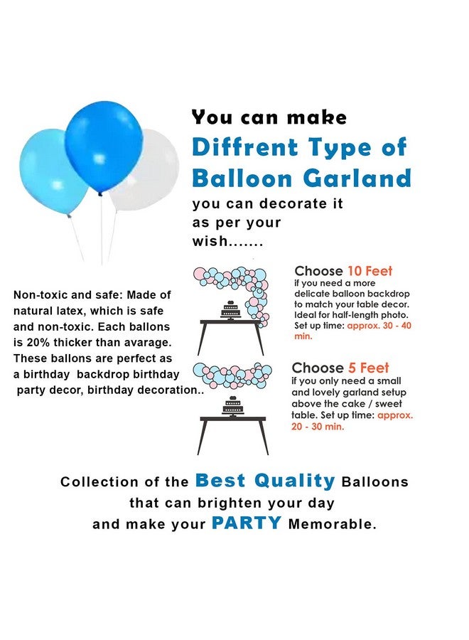 Party Propz Welcome Home Baby Decoration-54Pcs Combo Baby Boy Welcome Home Fringe Curtain Decoration Kit|Baby Welcome Home Decoration Kit|Welcome Baby Boy Decoration Kit - Image 3