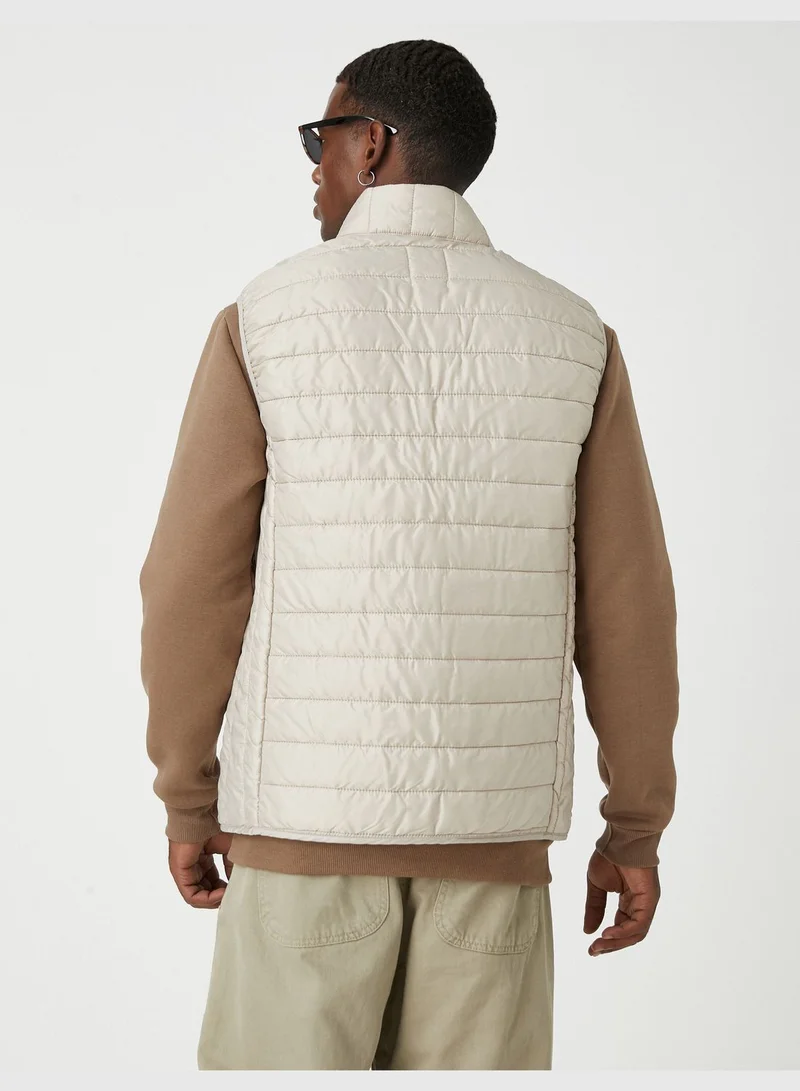 KOTON High Neck Puffer Vest