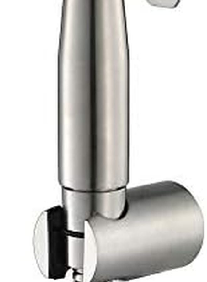 فوهة بيديه محمولة من الفولاذ المقاوم للصدأ الأسود الملمس، مثبتة على الحائط، مجموعة دش للنظافة الشخصية - Image 2