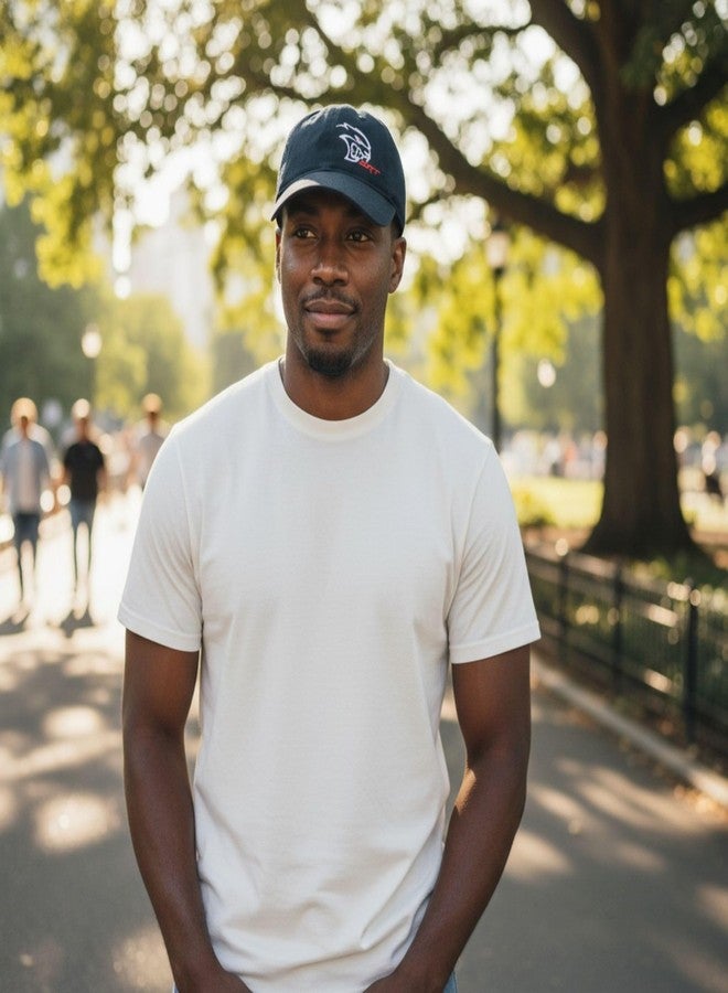 دودج قبعة سوداء من قماش التويل السميك مطرزة بشعار دودج إس آر تي هيلكات ريد آي - Image 2