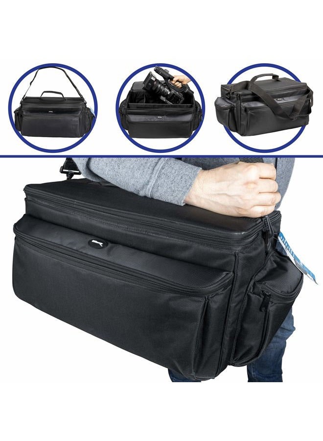 Ultimaxx Ultimax's Extra Large, Water-Resistant Gadget Bag Compatible With Camcorders and Accessories for Panasonic AG-AC160, AC30, AC90A, AC130A, AF100, HVX200, UX90, UX, 180HC-X1000, HC-X1, And More - Image 3
