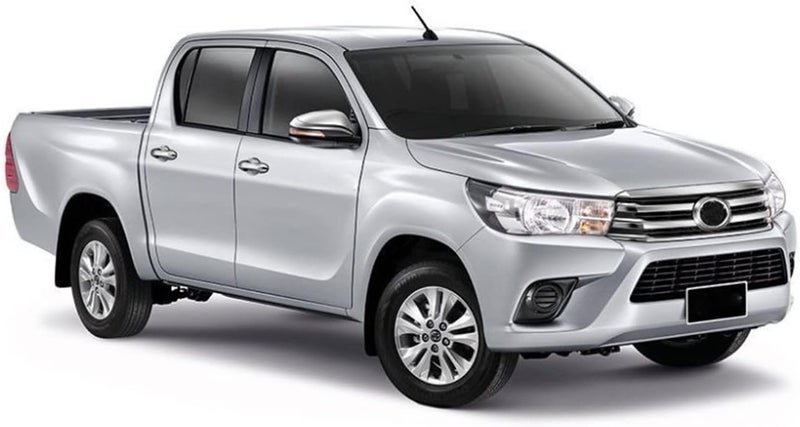 DEMULAX Car Window Deflectors for Toyota Hilux - Image 2