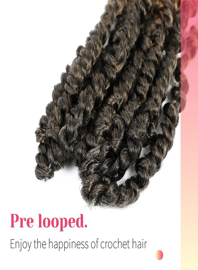 بوهوبابي شعر كروشيه طويل من BOHOBABE، ملتف مسبقًا، بتصميم Passion Twist، طوله 30 بوصة، مع حلقات مسبقة، مناسب للتضفير، 8 عبوات من خصلات الشعر الناعمة بتصميم Bohemian Twist (T27) - Image 4