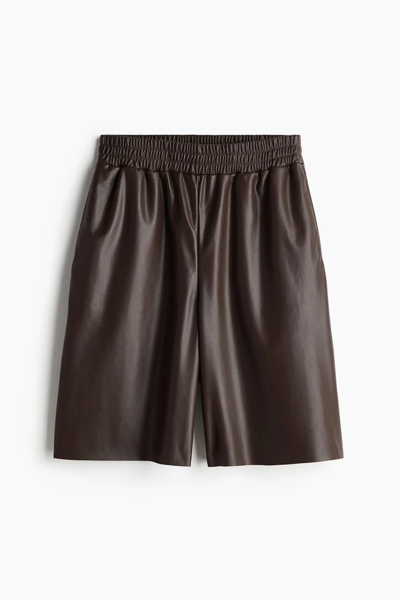 H&M Coated Bermuda shorts