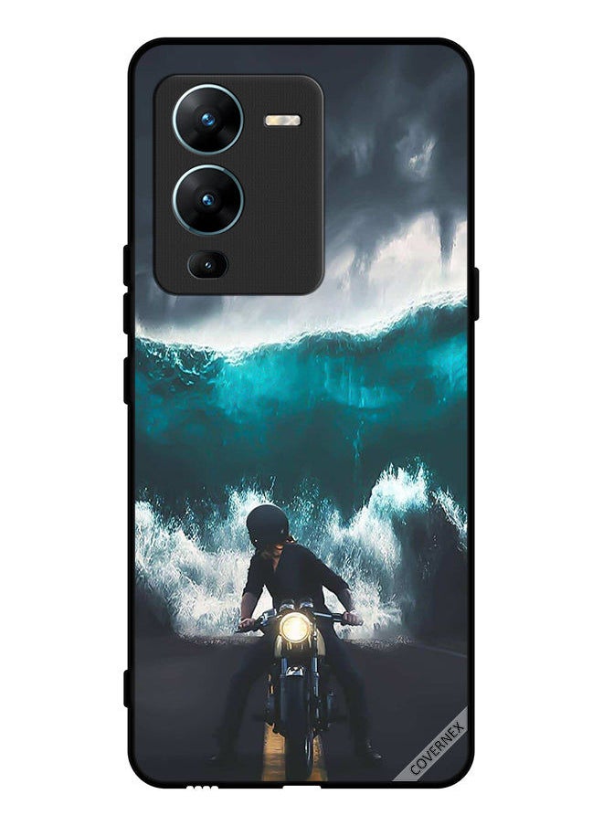 Covernex Protective Case Cover For vivo V25 Pro Water Wave Art  - Image 1
