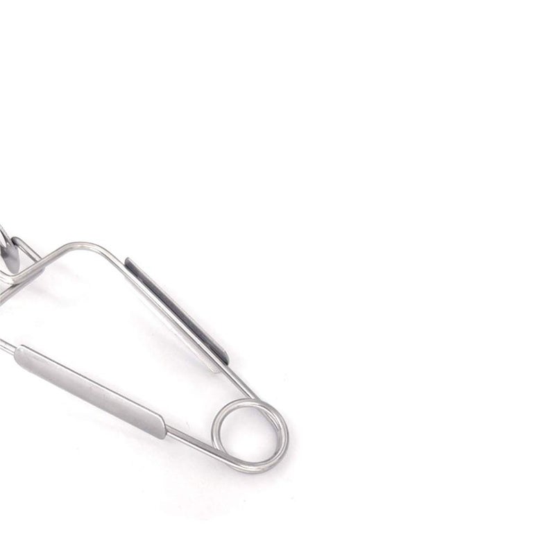 lasenersm 4 Pieces Snail Tong Snail Plier Stainless Steel Snail Tongs Snail Clamp Kitchen Food Tong Kitchen Utensil for Home Restaurant, Silver - Image 5