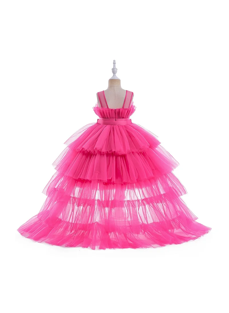 D'Daniela Tiered Tulle Dress