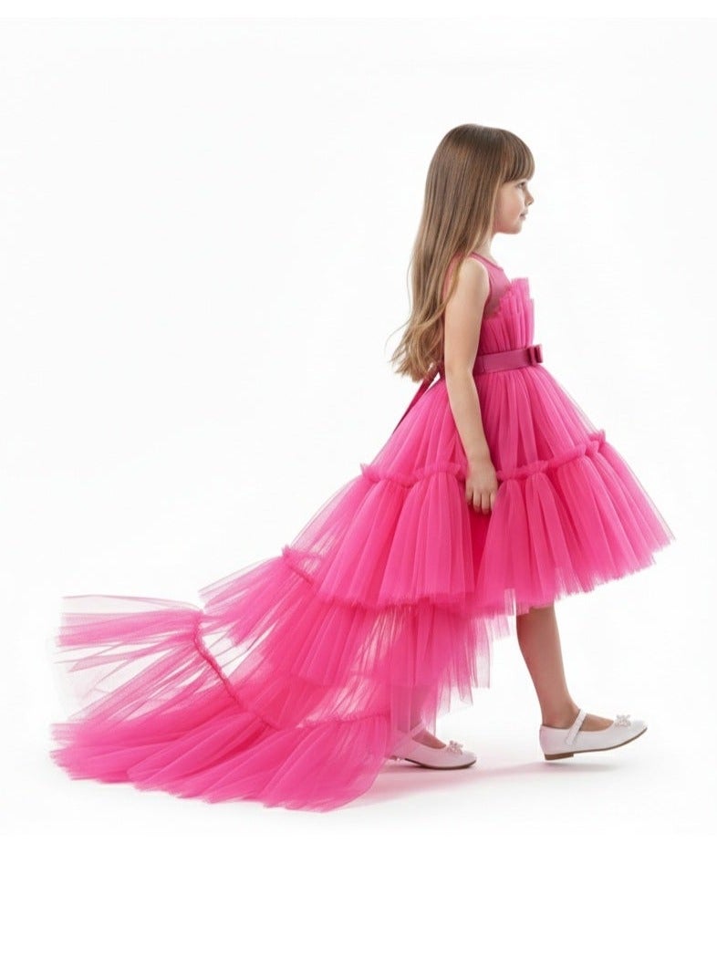D'Daniela Tiered Tulle Dress - Image 2
