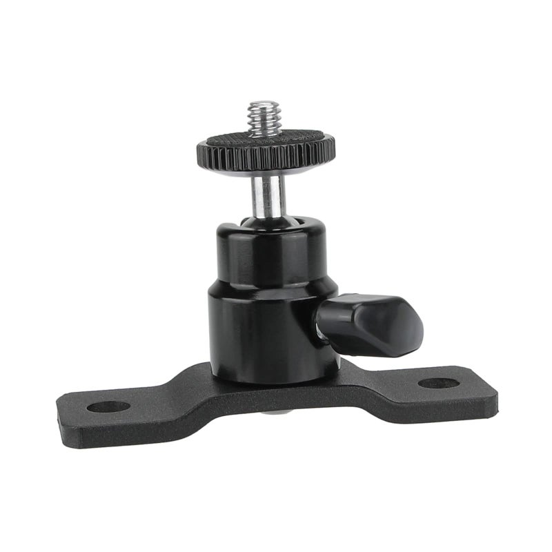 CAMVATE CAMVATE 1/4"-20 Ball Head with Bottom Pedestal Mount for Monitor/Surveillance System Support - 2324 - Image 3