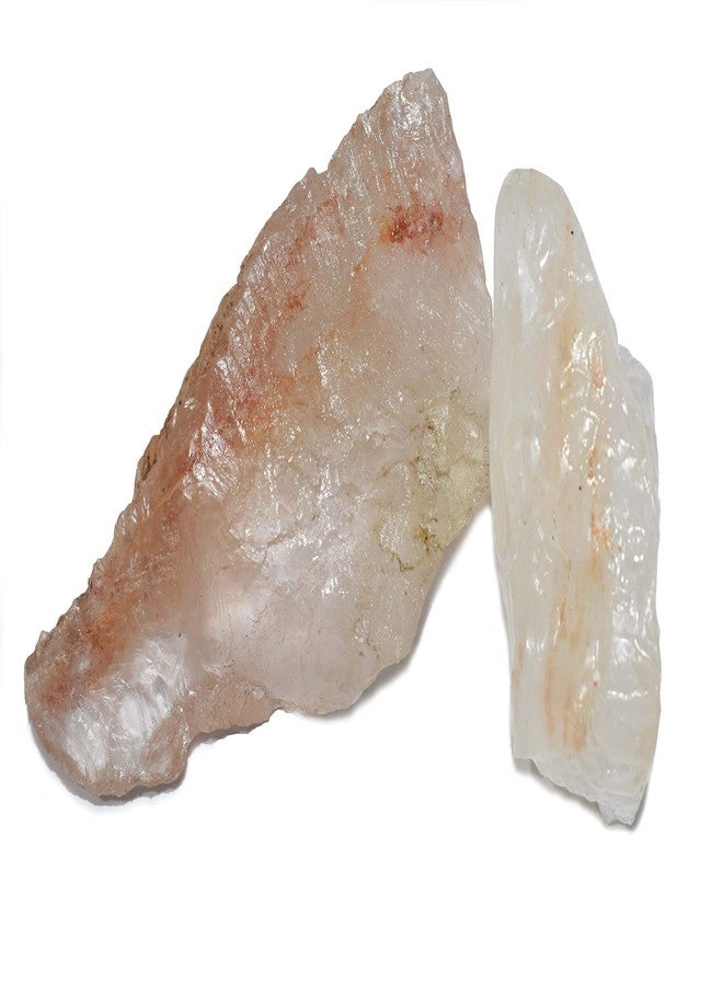 Pyramid Tatva Raw - 100 Gram Rough Stone Natural Healing Crystal Stone Reiki Chakra Balancing (Lodolite) - Image 2