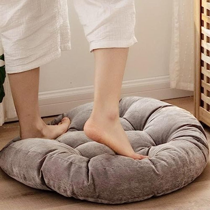 Round Floor Cushion, Round Floor Pillow, Large Pillows Seating for Adults, Tufted Corduroy Floor Cushion for Living Room Tatami - Image 5