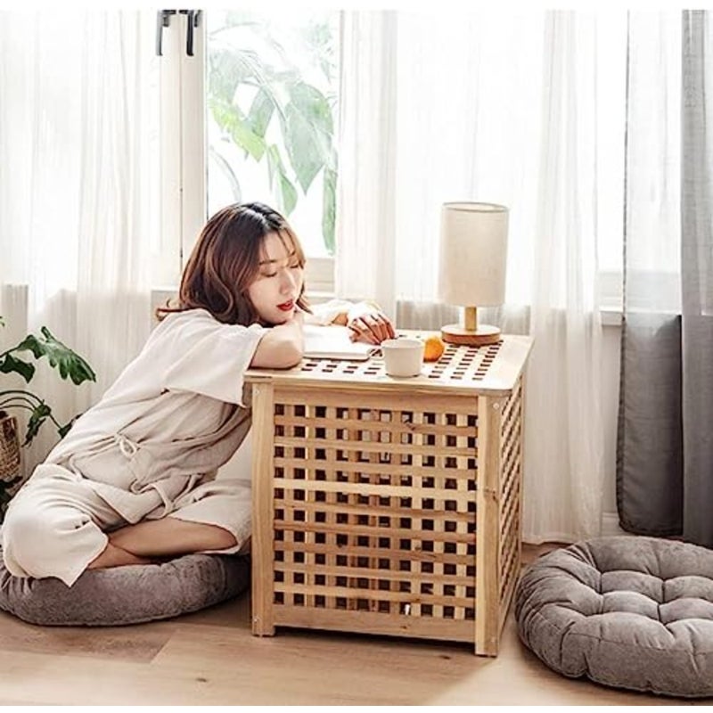 Round Floor Cushion, Round Floor Pillow, Large Pillows Seating for Adults, Tufted Corduroy Floor Cushion for Living Room Tatami - Image 3