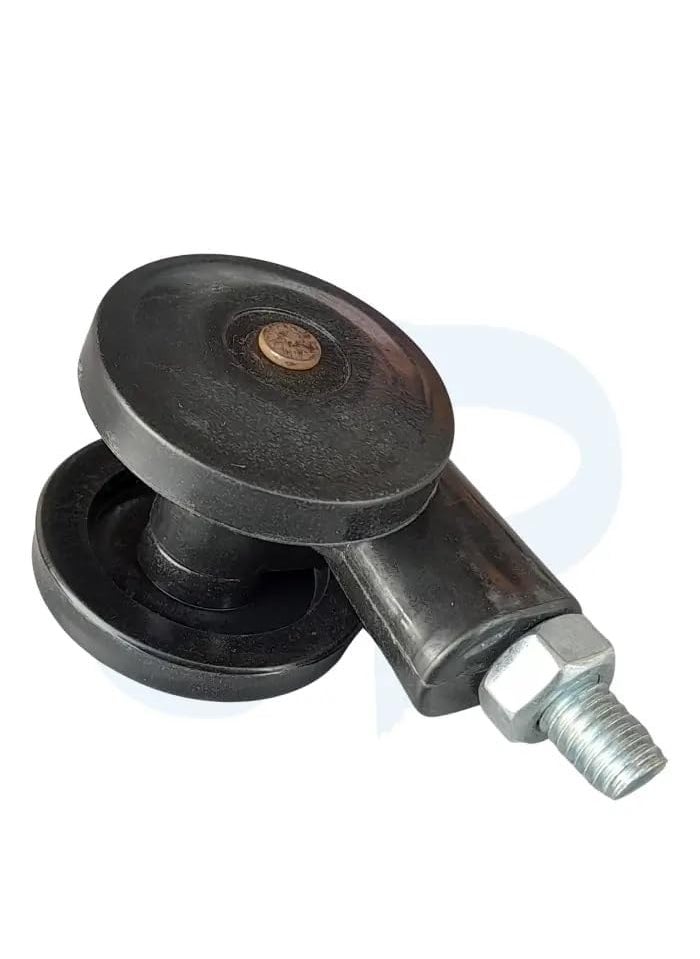 MOHINI AATA MAKER Caster Wheel Set for Domestic Flour Mill Gharghanti Wheel Set Atta Maker Wheel Set CHAAKI PAHIYE Atta Chakki Pahiye Wheel Black  - Image 3