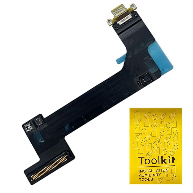 TPhaelay Dock Connector Replacement Compatible with iPad 10 10th Generation 2022 A2757 A2777 10.9 inch Charging Port Replacement Assembly Flex Cable(Yellow,Cellular Version) - Image 1