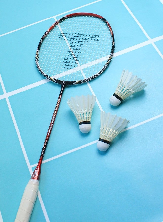 TENNEX Nylon Shuttlecock T-999 Tournament, White, 6 Pieces Roll - Image 4