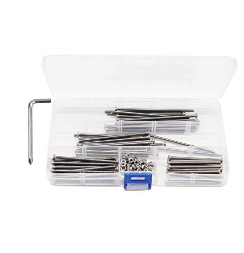 binifiMux 120pcs Pan Phillips Head M3 Screws Assortment Kit, binifiMux M3 x 50mm/ 60mm/ 70mm/ 80mm, 304 Stainless Steel - Image 1
