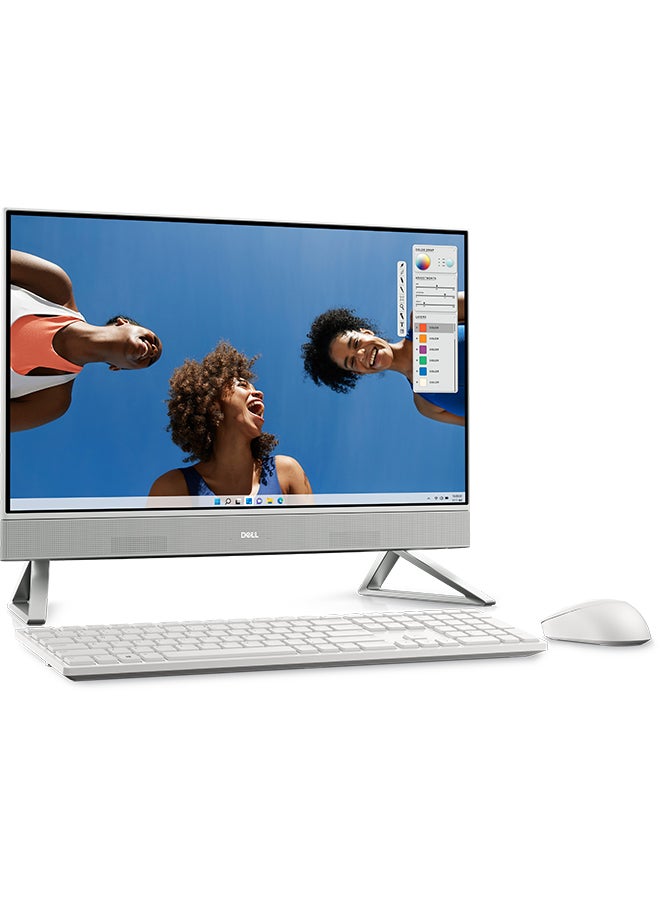 ديل كمبيوتر مكتبي Inspiron 5420 الكل في واحد بشاشة مقاس 23.8 بوصة، ومعالج Core i7-1355U/ذاكرة وصول عشوائي سعة 16 جيجابايت/محرك أقراص SSD سعة 1 تيرابايت/نظام التشغيل Windows 11 Home/بطاقة رسومات Intel Iris Xe - Image 2